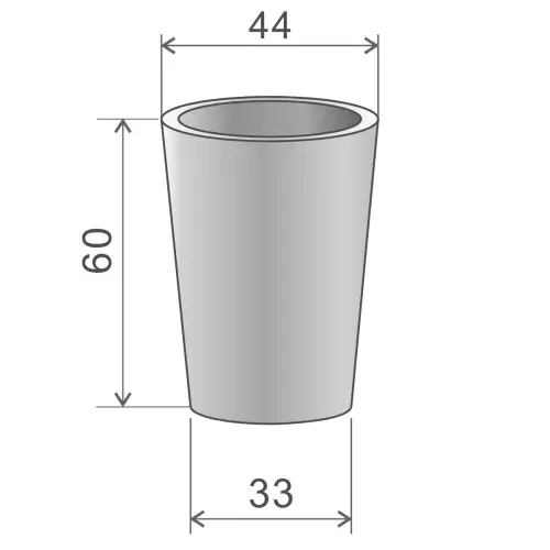 Wymiar donicy Uran wys. 60 cm